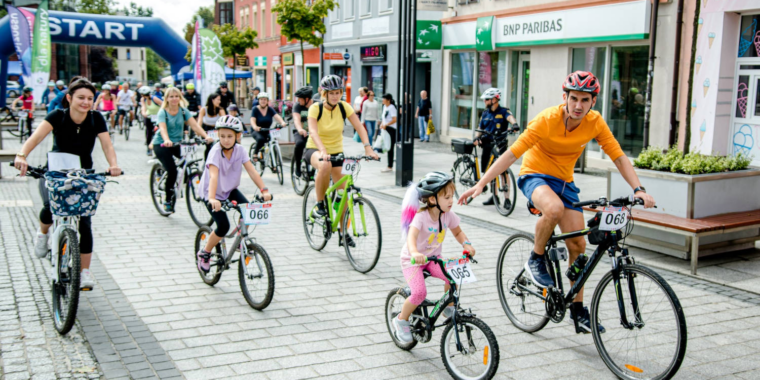 sportowe miasta - rodziny rajd rowerowy